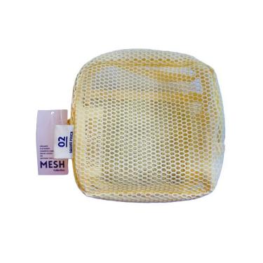 メッシュスクエアポーチ カラリテ レモン【ロフト限定】