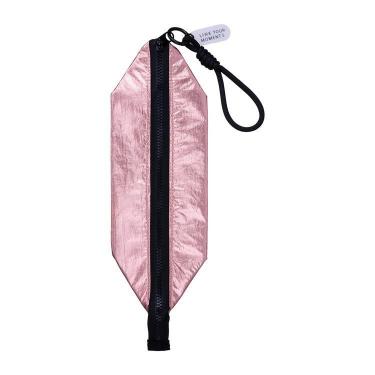 ペンケース メタリック ロゼ