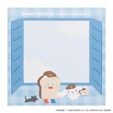 メモパッド ブランチブラザー×サンリオキャラクターズ トースト・シナモロール