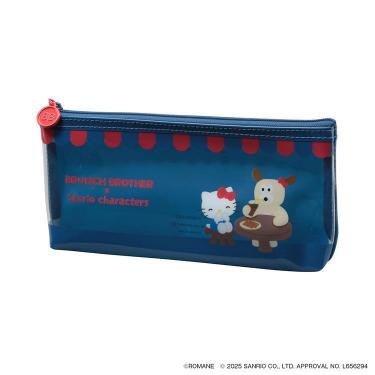 ペンケース ブランチブラザー×サンリオキャラクターズ パピー・ハローキティ