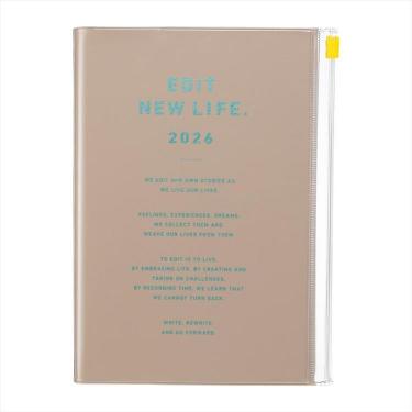 2026年1月始まり デイリー B6変形 EDiT タイポポケット フレンチベージュ