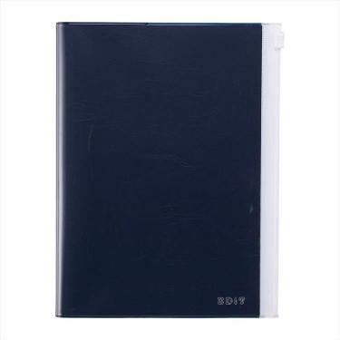 2025年12月始まり 週間バーチカル セミA5 EDiT クリアポケット ネイビーブルー