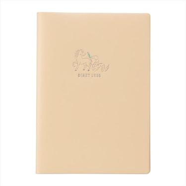 2025年10月始まり手帳 月間 B6 干支バトン イエロー