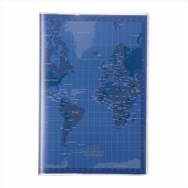 2025年10月始まり手帳 週間バーチカル B6変形 グローブ ブルー