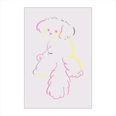 2025年12月始まり手帳 週間ブロック B6 アニマル箔押し グレー