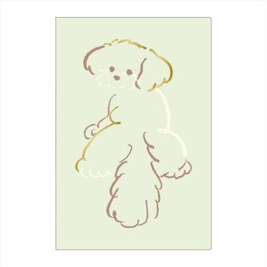 2025年12月始まり手帳 週間ブロック B6 アニマル箔押し ミント