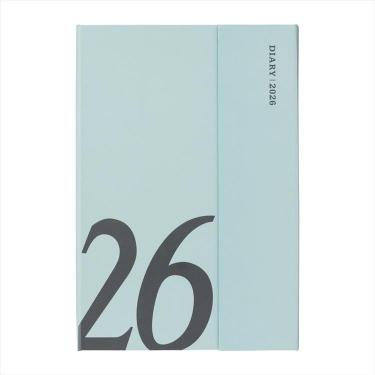 2025年12月始まり手帳 週間レフト B6変形 マグネット26 ミント