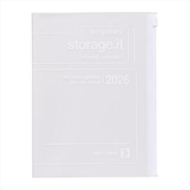 2025年12月始まり手帳 月間 A5 ストレージイット ホワイト