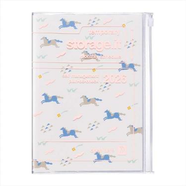 2025年12月始まり手帳 月間 A5 ストレージイット 干支 アイボリー