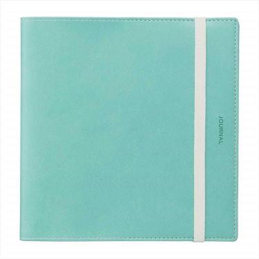 2025年12月始まり手帳 週間ブロック A5 スクエア PU縫製ジャケットカバー ミント