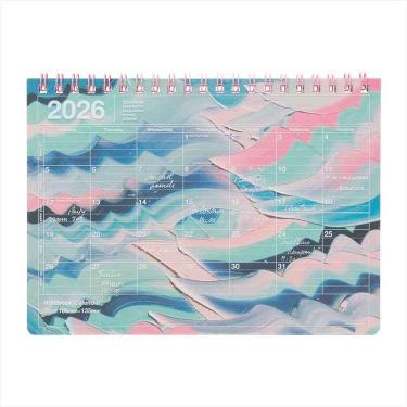 2026年1月始まり手帳 月間 B5変形 ノートブックカレンダー・M 岡村芳樹 Summerwave