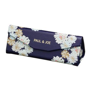 スリムメガネケース ポール&ジョー クリザンテーム・ネイビー