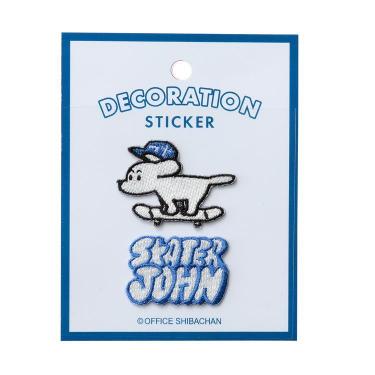 刺繍ステッカー スケータージョン B