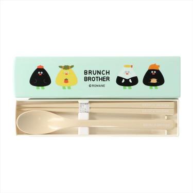 箸・スプーン箱セット 各18cm オニ&ギリ ブランチブラザー