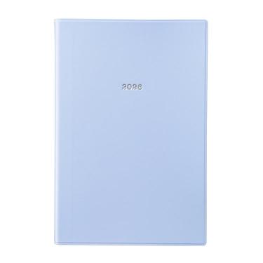2026年4月始まり手帳 デイリー B6変形 EDiT ニュアンスカラー ヒヤシンスブルー