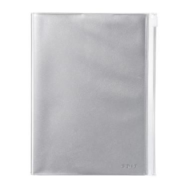 2026年4月始まり手帳 週間バーチカル セミA5 EDiT クリアポケット シルバー