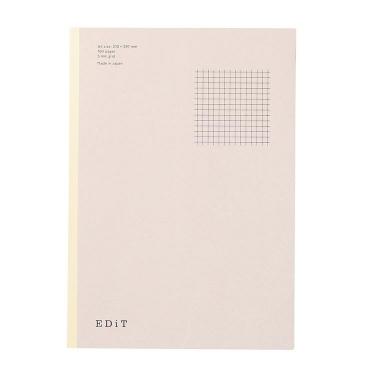 手帳用紙を使ったノート A4 EDiT 5mm方眼罫