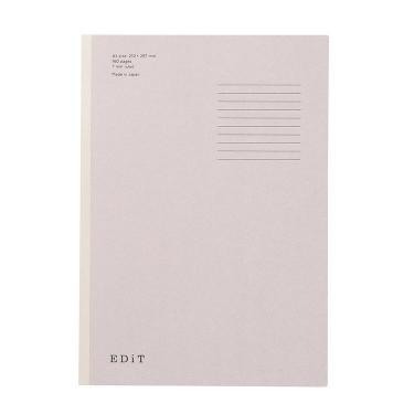 手帳用紙を使ったノート A4 EDiT 7mm横罫
