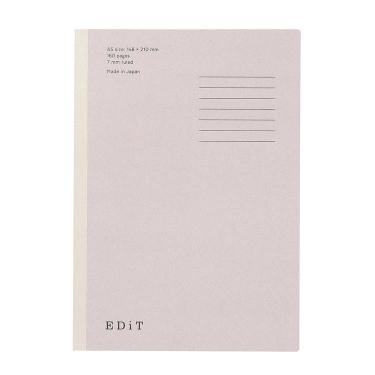 手帳用紙を使ったノート A5 EDiT 7mm横罫