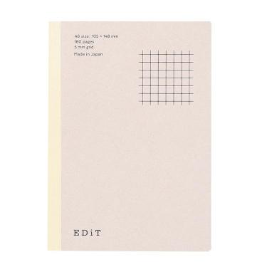 手帳用紙を使ったノート A6 EDiT 5mm方眼罫