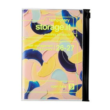 2026年3月始まり手帳 月間 B6変形 ストレージイット 岡村芳樹 Ortencia principessa