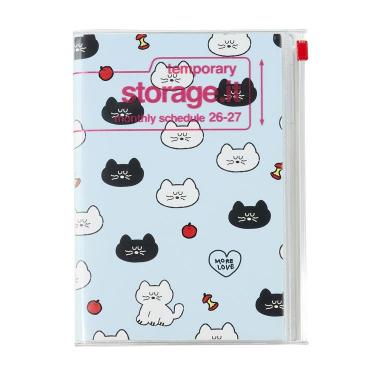 2026年3月始まり手帳 月間 B6変形 ストレージイット ブランチブラザー モグリィ