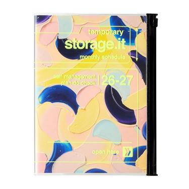 2026年3月始まり手帳 月間 A5 ストレージイット 岡村芳樹 Ortencia principessa