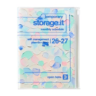 2026年3月始まり手帳 月間 A5 ストレージイット 岡村芳樹 雪客