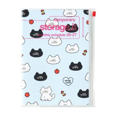 2026年3月始まり手帳 月間 A5 ストレージイット ブランチブラザー モグリィ