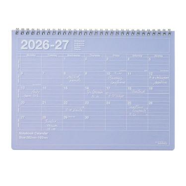 2026年4月始まり手帳 月間 B5変形 ノートブックカレンダー M パープル