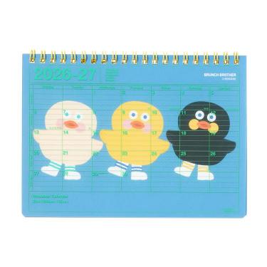 2026年4月始まり手帳 月間 B6変形 ノートブックカレンダー S ブランチブラザー ダック