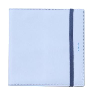 2026年3月始まり手帳 週間ブロック スクエア PU縫製 ジャケットカバー パープル