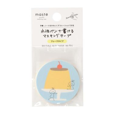 水性ペンで書けるマスキングテープ フレークタイプ mizutama まる・りんちゃん