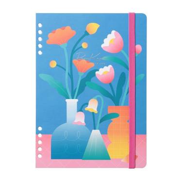 ゴム付きカバー A5 パピノット ブルーミング