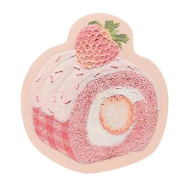 PVCステッカー タカハシ ナツミ ピンクいちごのロールケーキ
