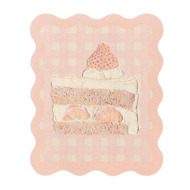 PVCステッカー タカハシ ナツミ 白いちごのショートケーキ