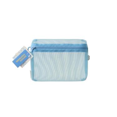 メッシュポーチ M カラリテ ネモフィラ【ロフト限定】