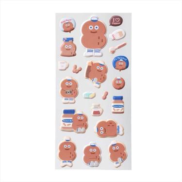 ふわもこシール ブランチブラザー ピーナッツ