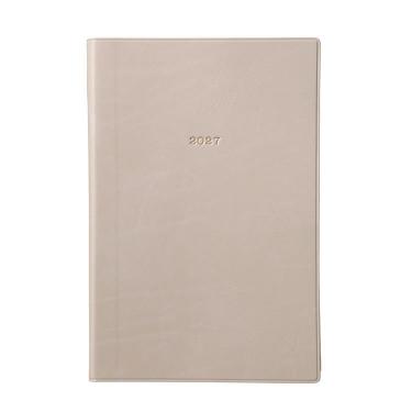 2027年1月始まり手帳 1日1ページ B6変形 エディット ニュアンスカラー ミスティグレー