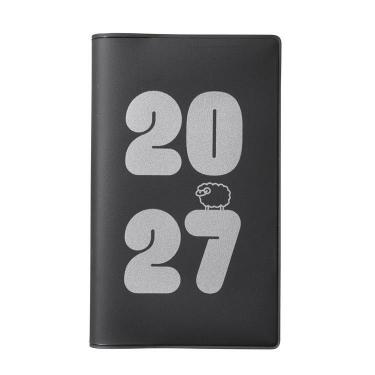 2027年1月始まり手帳 1日1ページ B7変形 エディット リサイクルPVCカバー ひつじ