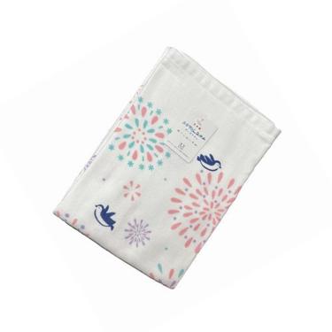 バスタオル 泉州ガーゼ&パイル 60×120cm 満開花火(満開花火