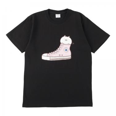Tシャツ Mサイズ ピンクハイカット ブラック うさまる