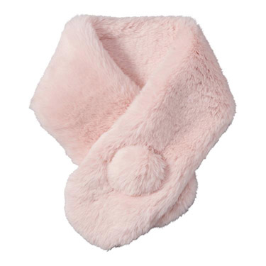 ふわもこファーマフラー うさぎ ピンク エスタ