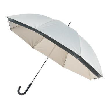 新品未使用　La♡Pafait ラパフェ　晴雨兼用パラソル 二階建て断熱パラソル 長傘 晴雨兼用 プレーン ホワイト