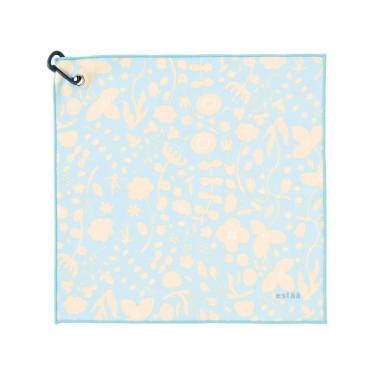 くっつきタオル スモールガーデン サックスブルー