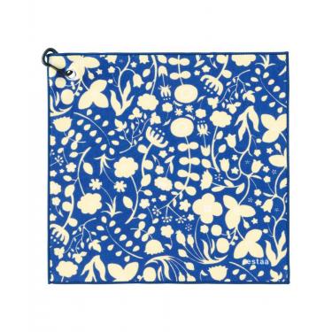 くっつきタオル スモールガーデン ネイビーブルー