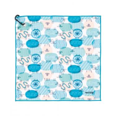 くっつきタオル シエスタ ターコイズブルー