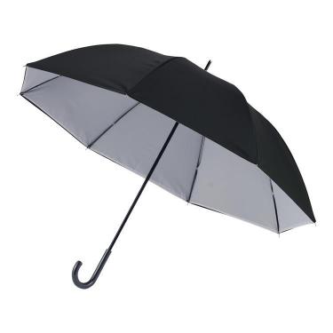 長傘 ハニカム断熱パラソル ワイド ブラック