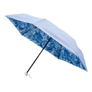 折りたたみ傘 ハニカム断熱パラソル 氷 ライトグレー