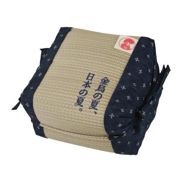 日本のい草 さいころ枕 紺【ロフト限定】